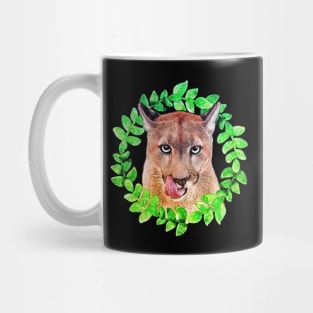 Coguar cat Mug